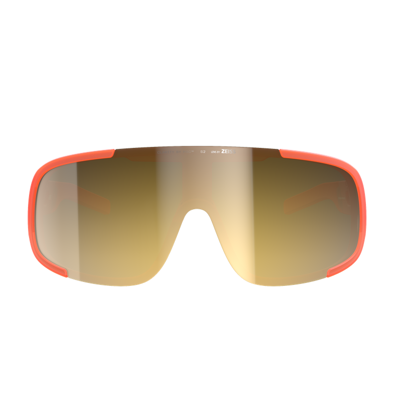 Poc Sports Aspire Bike Sunglasses in Fluorescent Orange/Clarity Road/Partly Sunny Gold Cat. 2-1