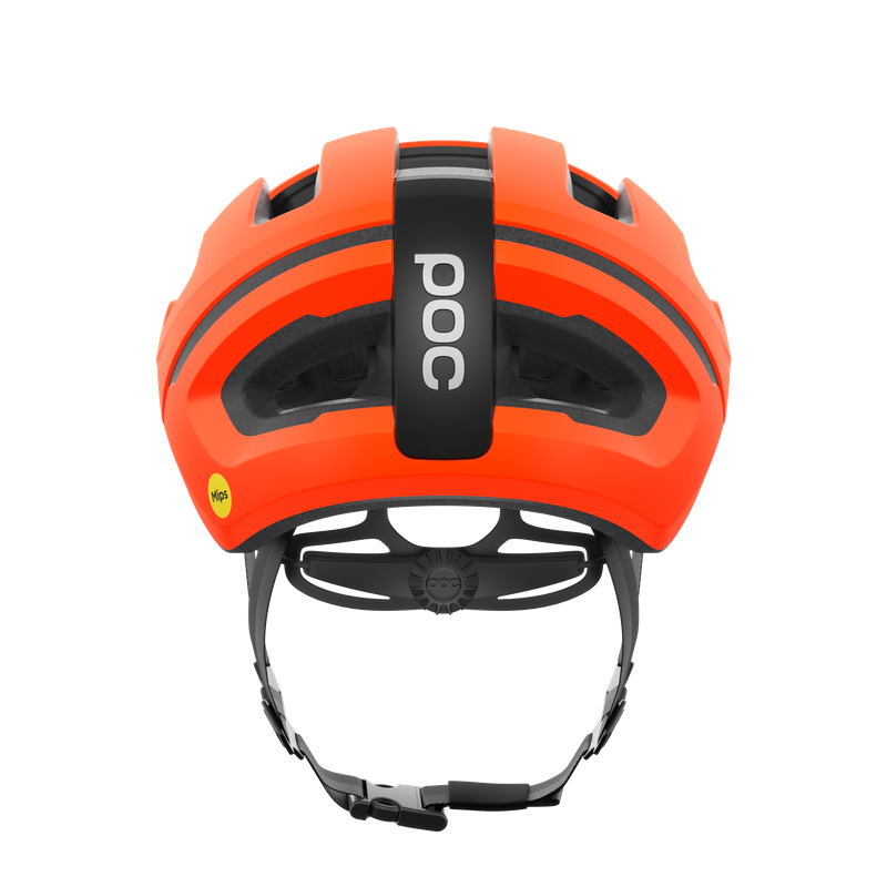 Poc Sports Omne Air MIPS Cycling Helmet in Fluorescent Orange Matt-3