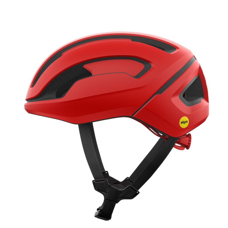 Poc Sports Omne Air MIPS Cycling Helmet in Prismane Red Matt