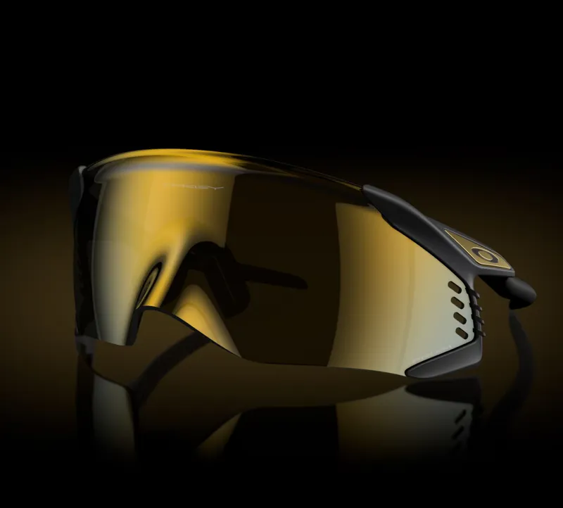 OAKLEY VELO KATO MATT CARBON with PRIZM 24K lens