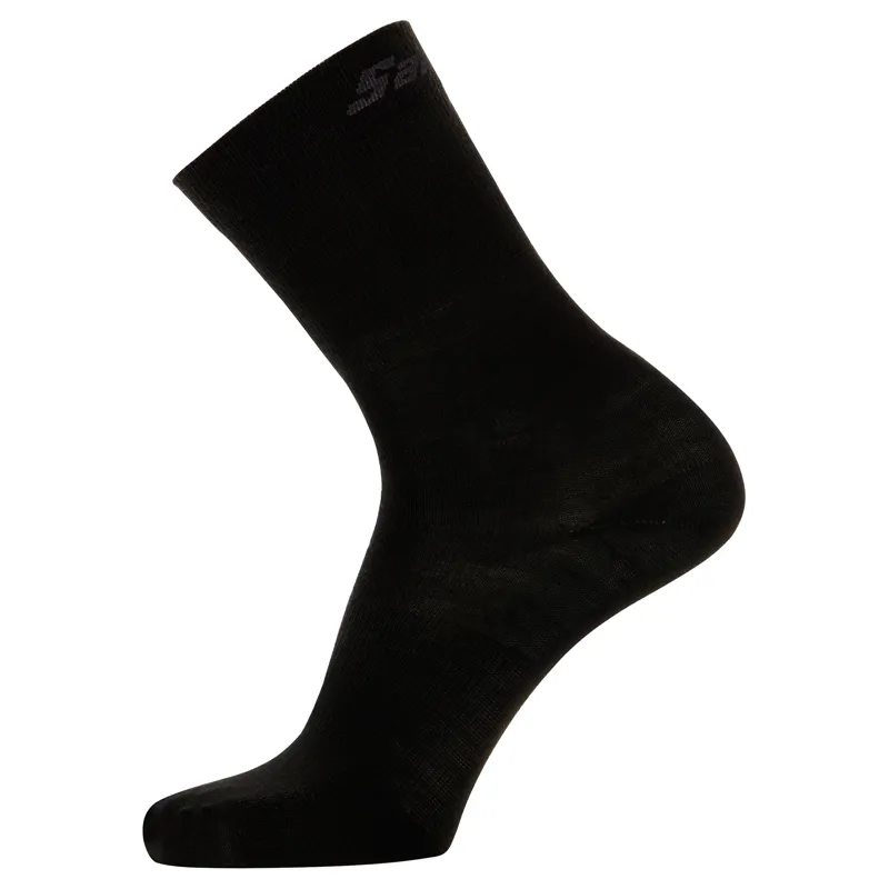 Santini High Profile Wool Socks in Black