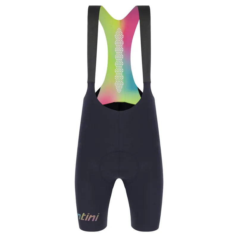 Santini Unico c3 Pad Bib Shorts in Black