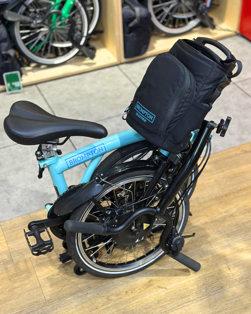 Brompton Electric C Line 2-speed Turkish Green Ex Demo-2