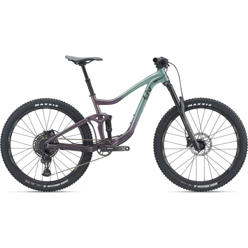 Liv Intrigue Trail Bike in Eucalyptus/Purple Ash