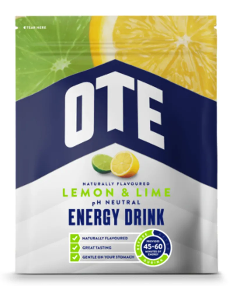 OTE Powdered Energy Drink Bulk 1.2Kg Lemon and Lime