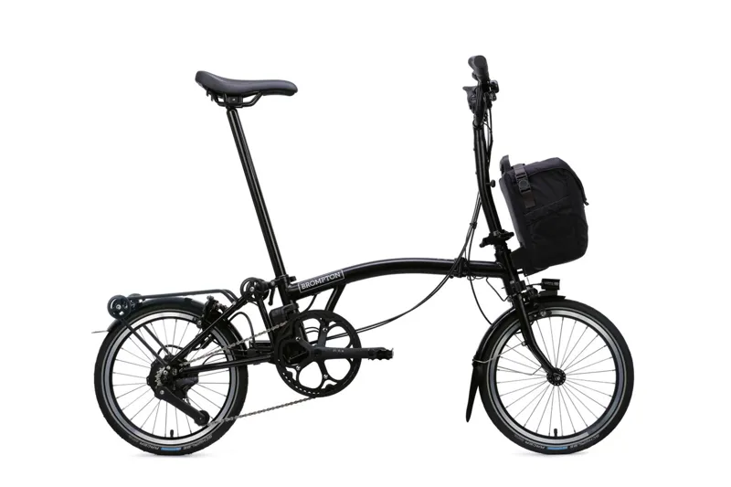 Brompton Electric C Line with SuperRoll+ - e-Motiq system - 4-speed in Matt Black