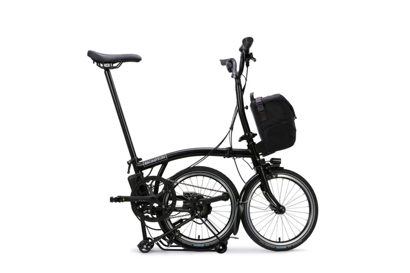 Brompton Electric C Line with SuperRoll+ - e-Motiq system - 4-speed in Matt Black-2