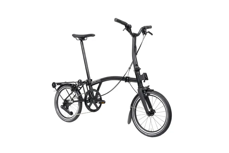 Brompton P Line with SuperRoll 12-speed Matte Black-1