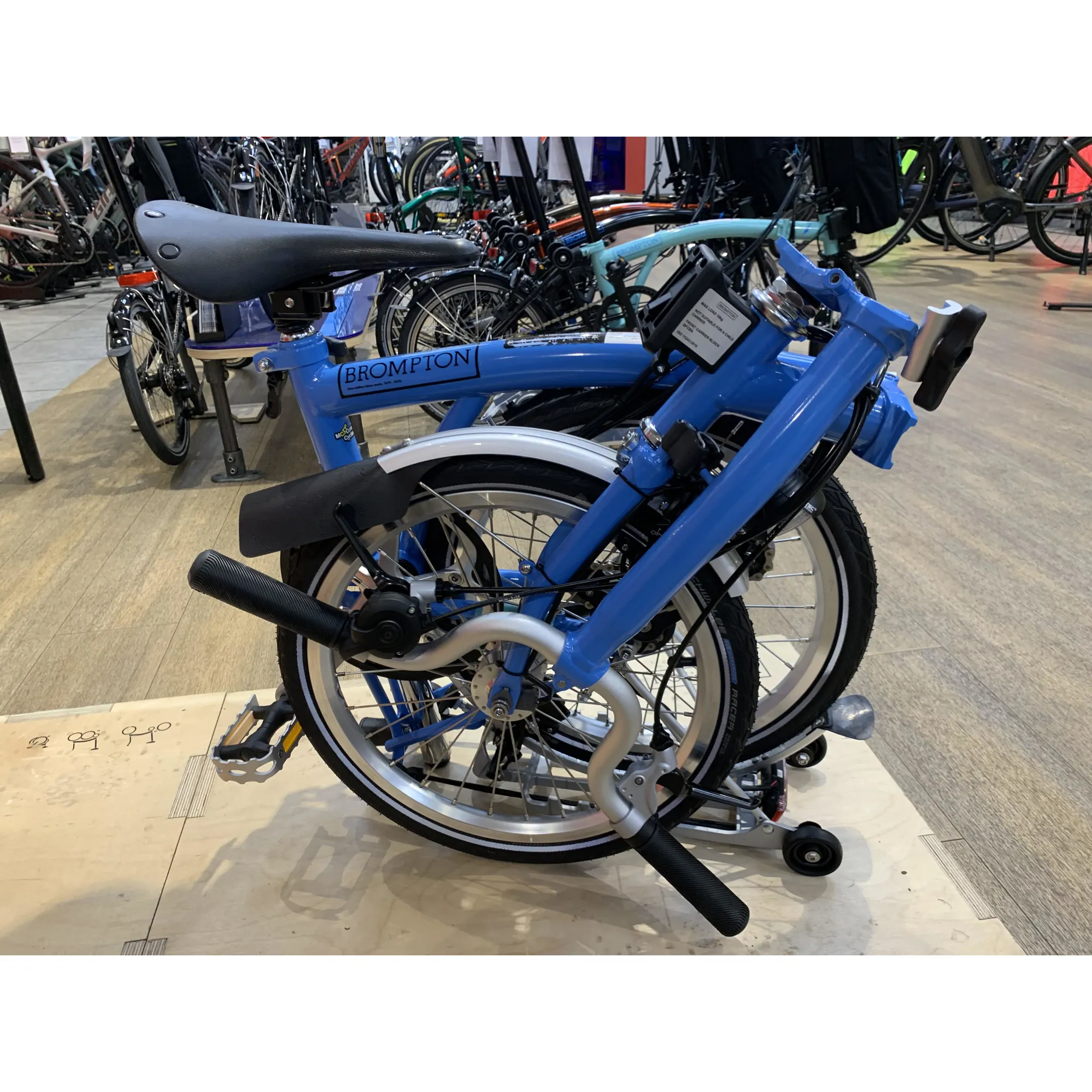 Brompton One Millionth Special edition Folding Bike Blue
