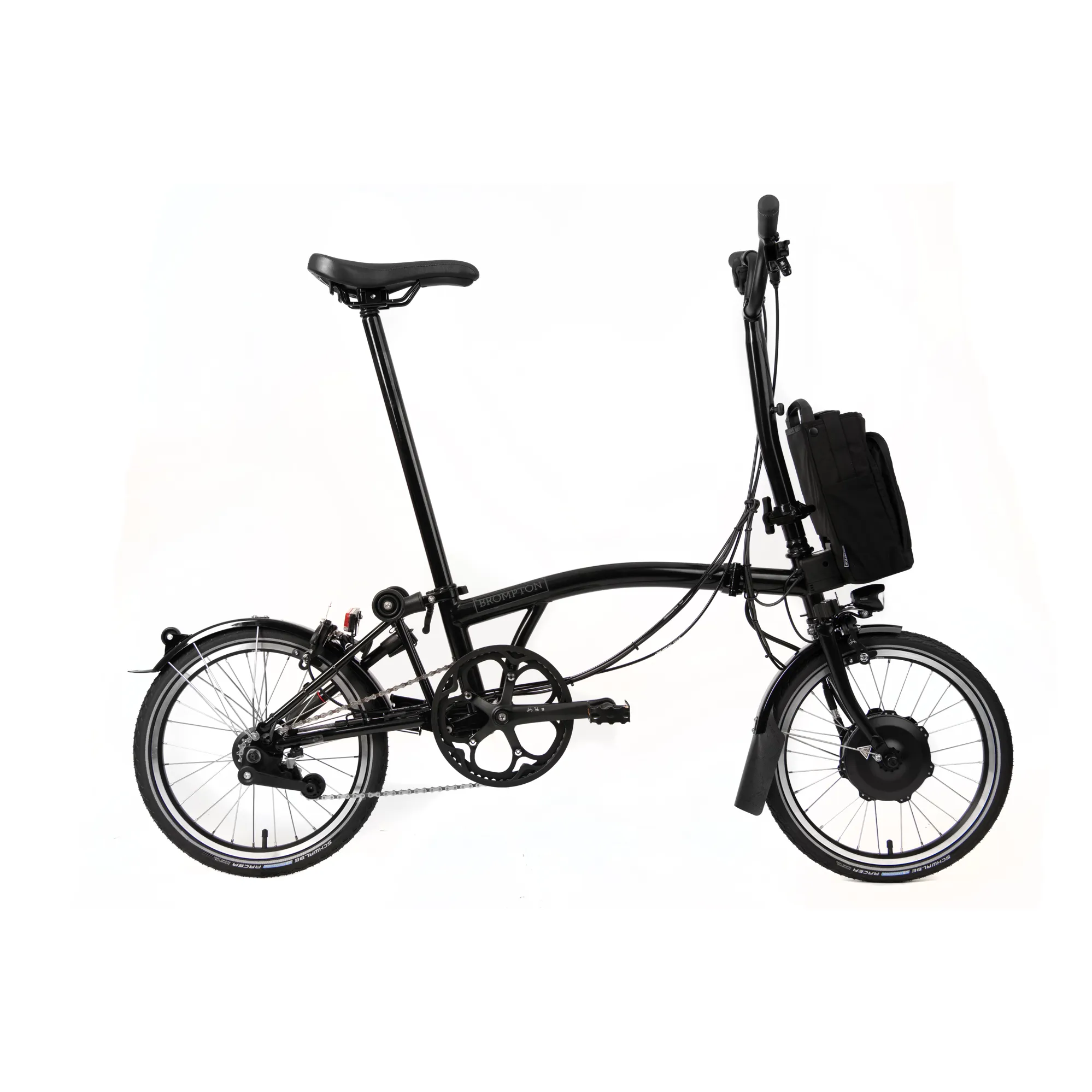 Brompton Electric C Line Explore Mid Bar in Black