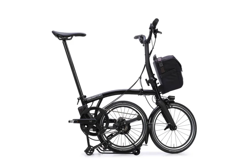 Brompton Electric P Line with SuperRoll+ - e-Motiq system - 4-speed in Matt Black-2