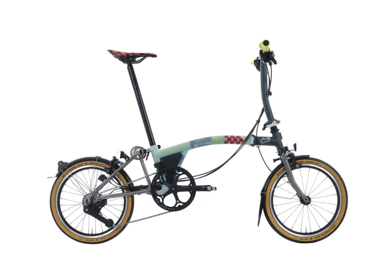 Brompton x Tour de France P Line 12 Speed Folding Bike
