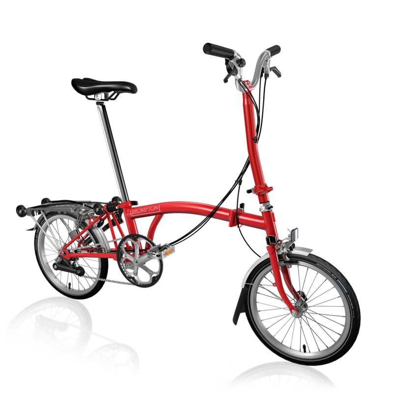 Brompton H6R Red Folding Bike
