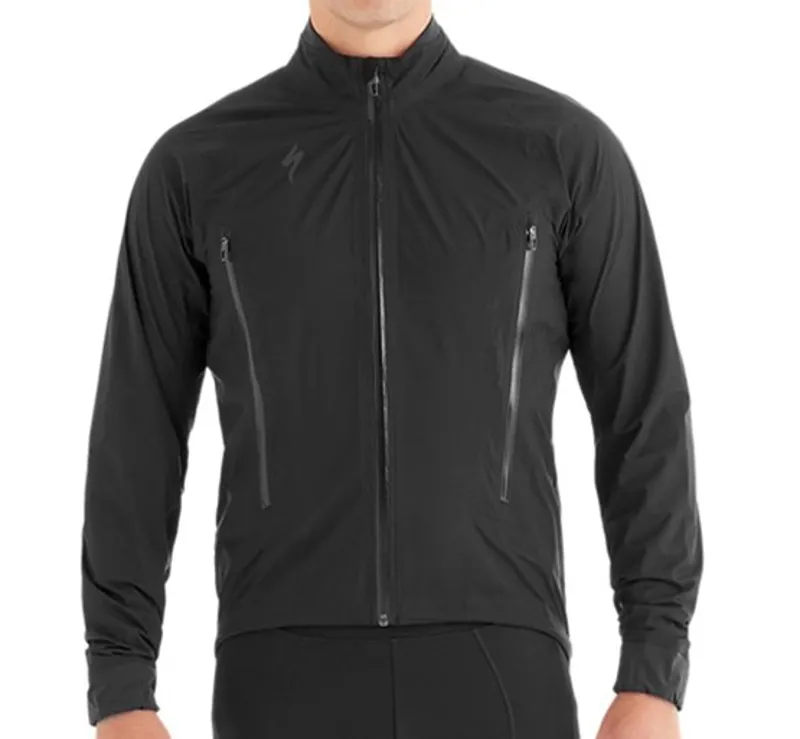 2019 Specialized Deflect H2O Mens Waterproof Road Jacket in Black