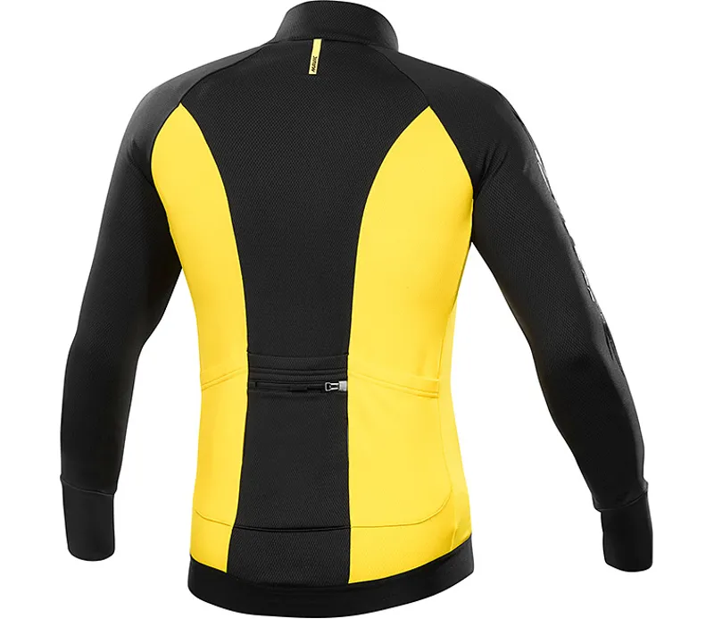 Mavic Cosmic Elite Thermo Long Sleeve Jersey Black/Yellow-1