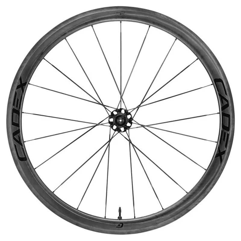 Cadex 42 Tubeless System Rim Brake Rear Wheel in Black