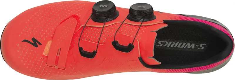 S-Works 7 Road Shoes Acid Lava/Acid Purple-1