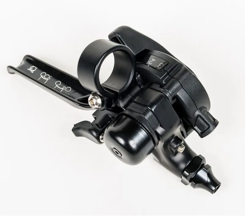 Brompton Right Gear Shifter with integrated brake lever in Black