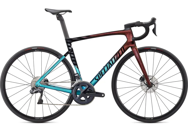 2021 Specialized Tarmac SL7 Expert Ultegra Di2 Carbon Road Bike Blue