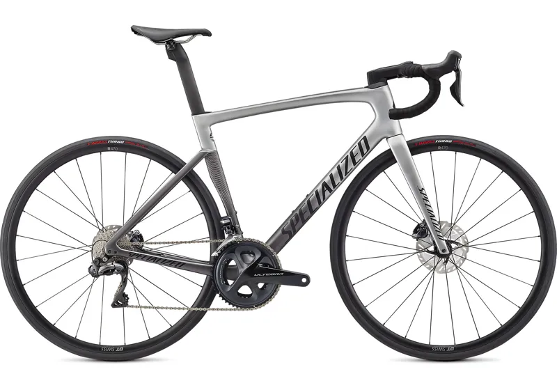 2021 Specialized Tarmac SL7 Expert Ultegra Di2 Carbon Road Bike in Silver