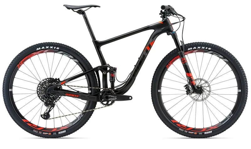 2018 Giant Anthem Advanced Pro 29er 1 Carbon Smoke/Gloss Neon Red