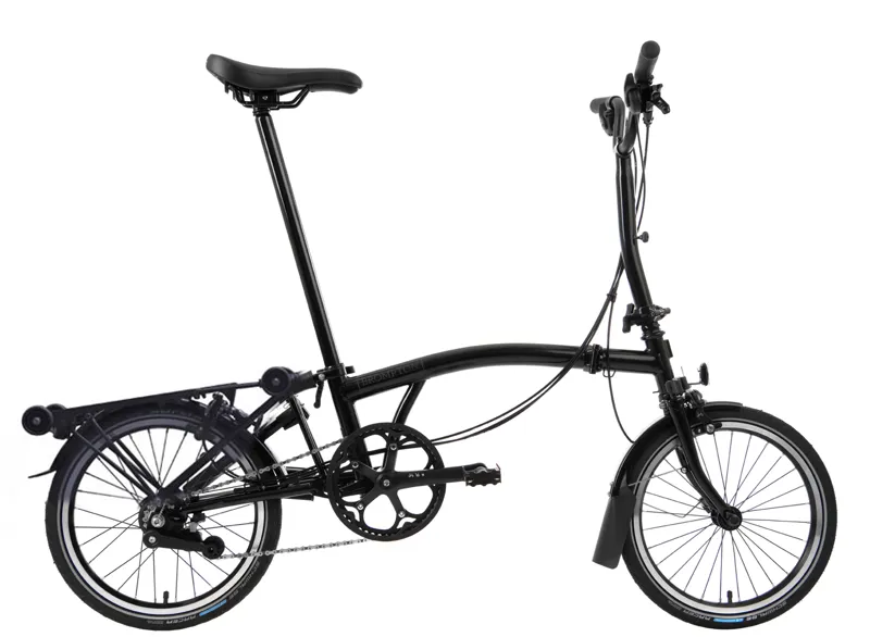 Brompton M6R Black Edition in Gloss Black
