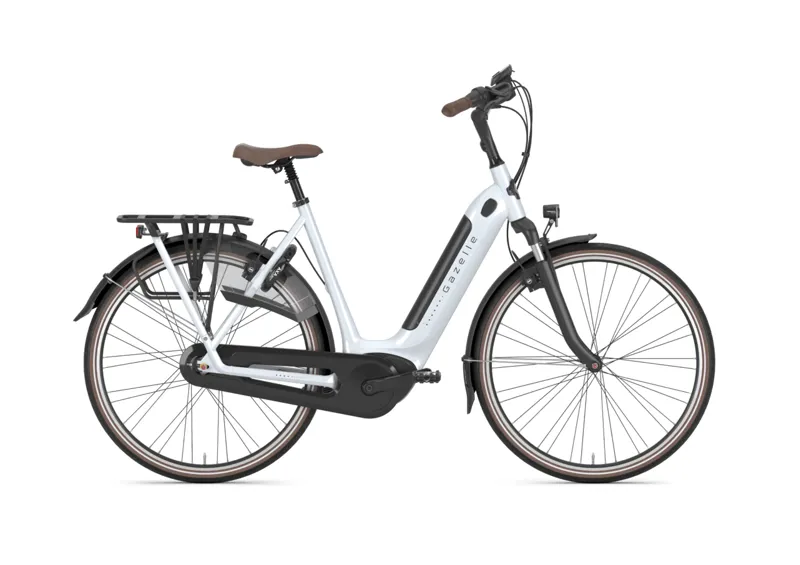 Gazelle Grenoble C7+ Low Frozen Blue Step Thru Electric Bike