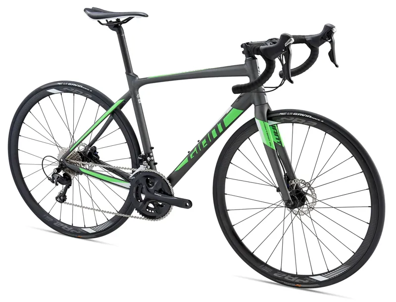 2018 Giant Contend SL 1 Disc Matt Charcoal/Matt Neon Green-1