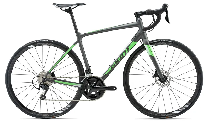 2018 Giant Contend SL 1 Disc Matt Charcoal/Matt Neon Green