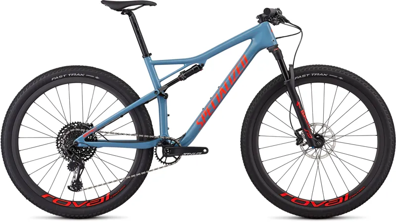 2019 Specialized Epic Expert Mens Full Suspension bike in Blue