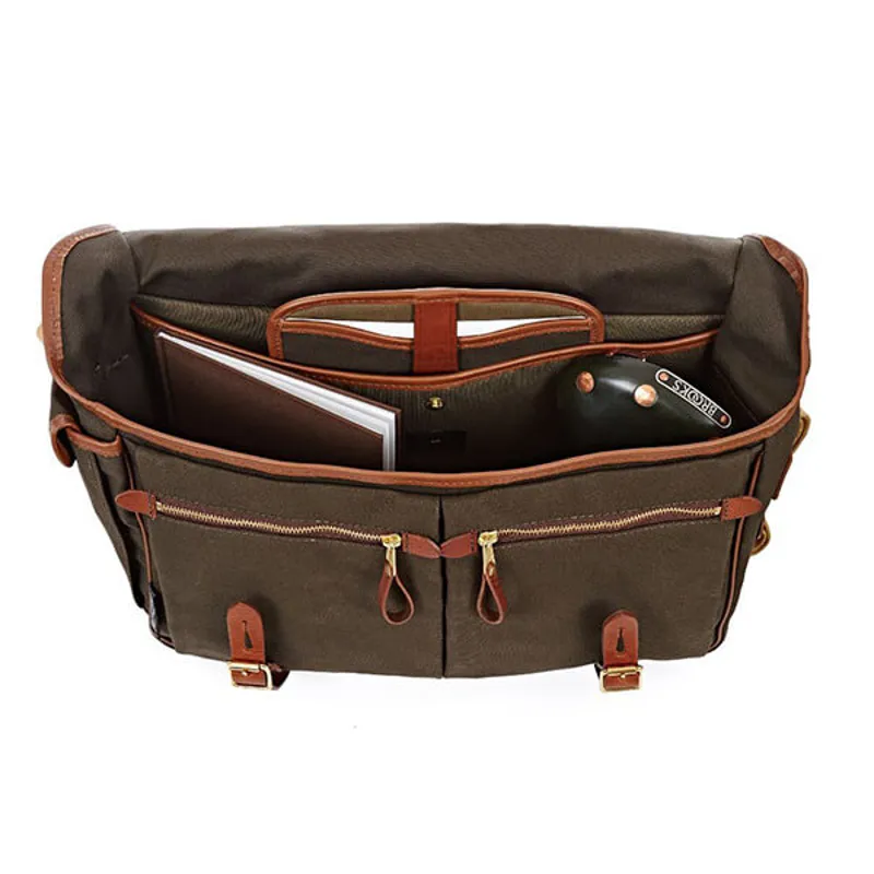 Brompton Game Bag + frame in Peat Green-2