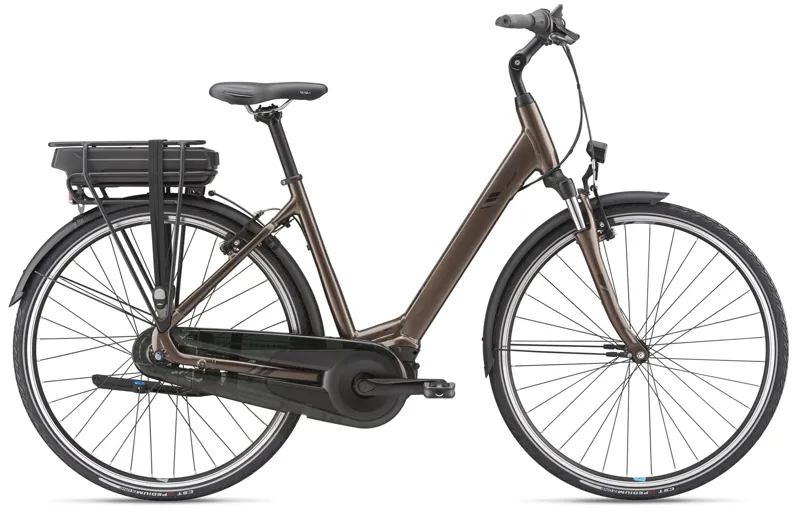 2019 Giant Entour E+1 Low Step Through Electric Bike in Brown