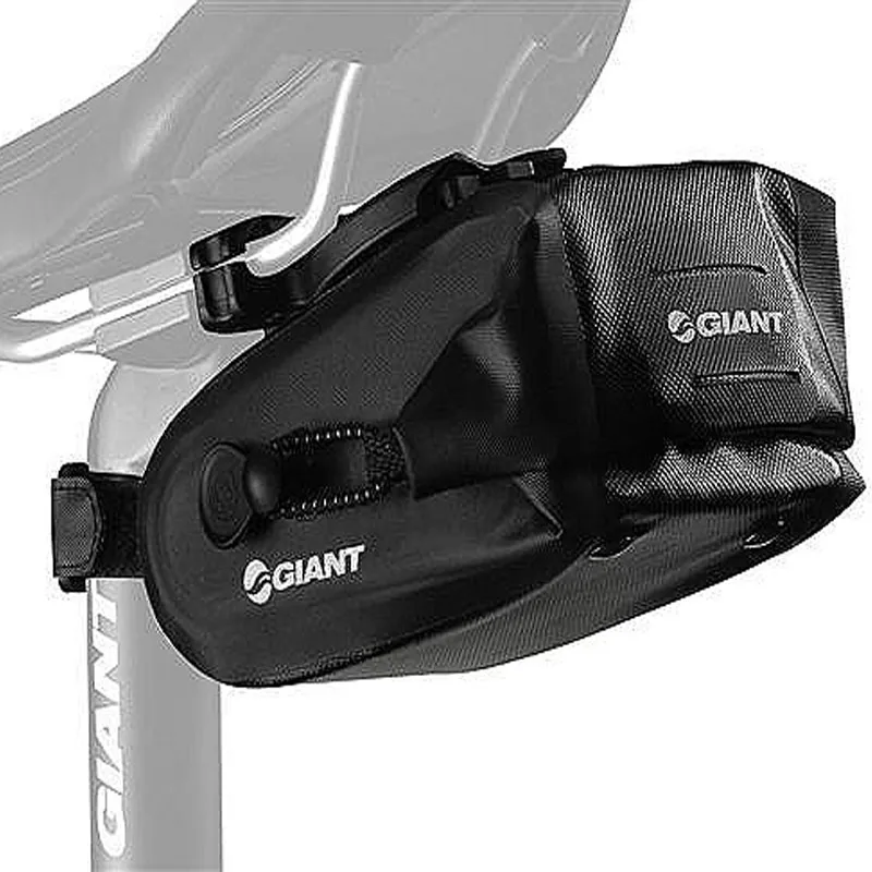 giant bicycle seat bag Mountain Bike Saddle Pack  Cycling Kinetics Its welded seams and TPU Giant Waterproof Seat Bag Black