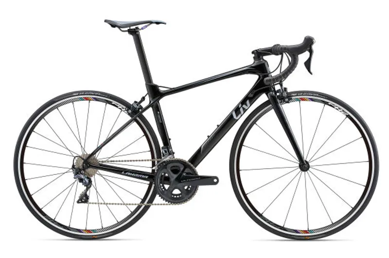 2018 Liv Langma Advanced 1 Carbon Road Bike in Black