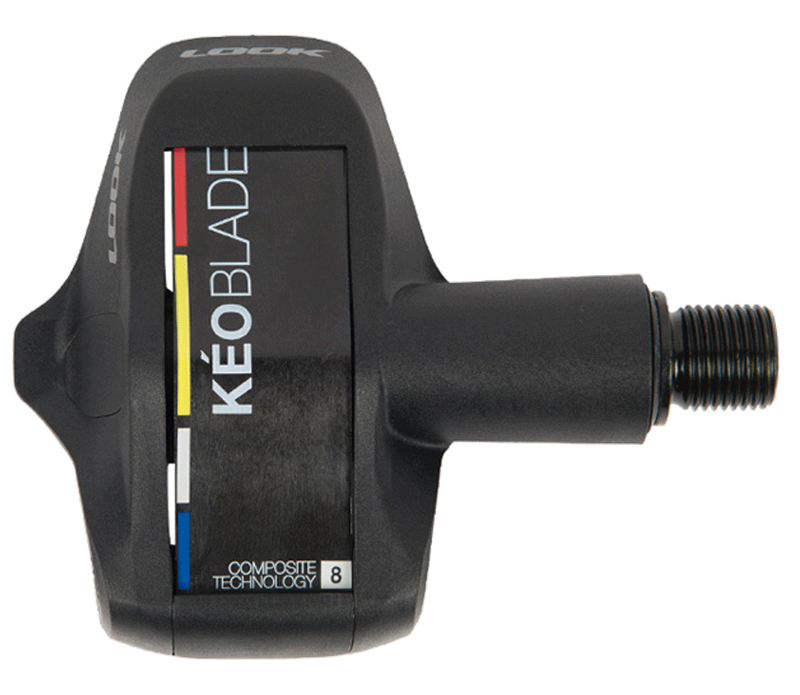 Look KEO Blade Pedals with 8Nm Keo Cleat with Spare 12Nm Cleat Black