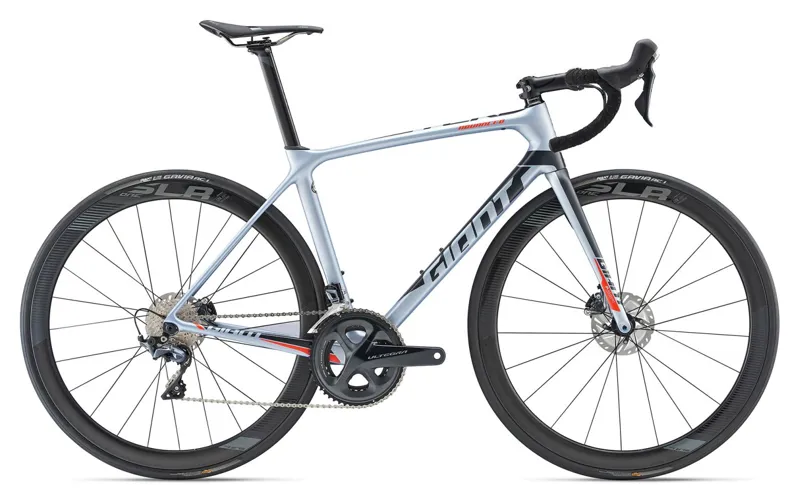 Giant TCR Advanced Pro 1 Disc Silver Road Bike Cycling