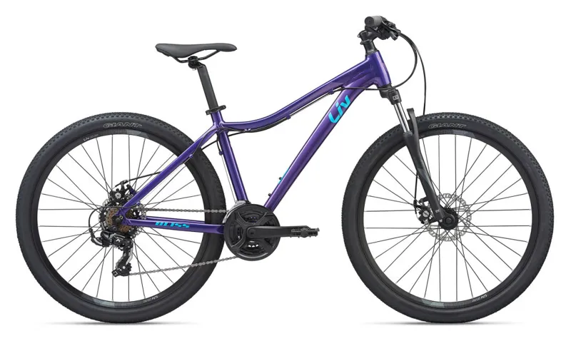 2020 Liv Bliss 3 Disc Hardtail Mountain Bike in Purple