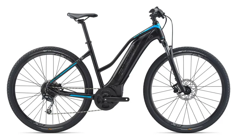 2020 Giant Explore E+ 4 Womens Electric Hybrid Bike in Black