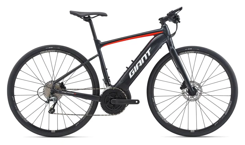 2020 Giant FastRoad E+ 2 Pro Electric Hybrid Bike in Grey