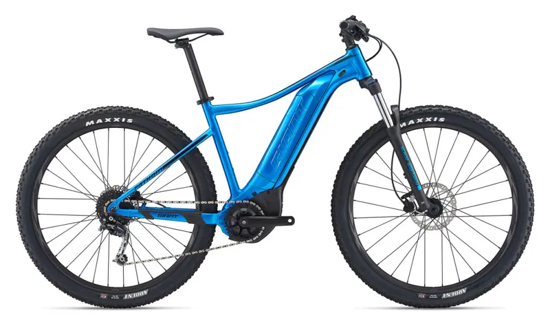 2020 Giant Fathom E+ 3 29er Electric Hardtail Mountain Bike in Blue