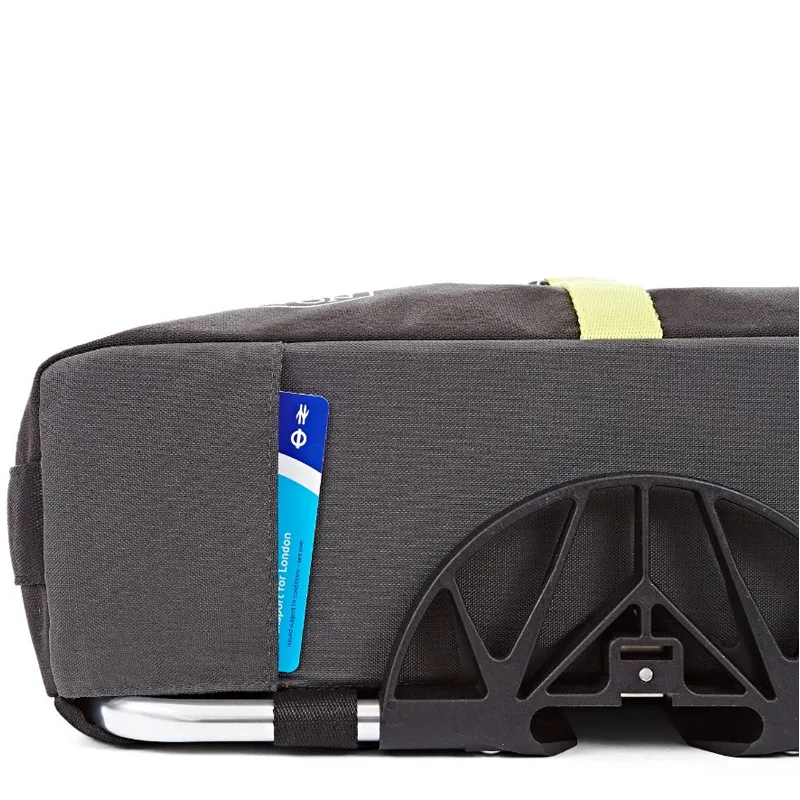 Brompton Roll Top Bag Grey/Black/Lime Green-3