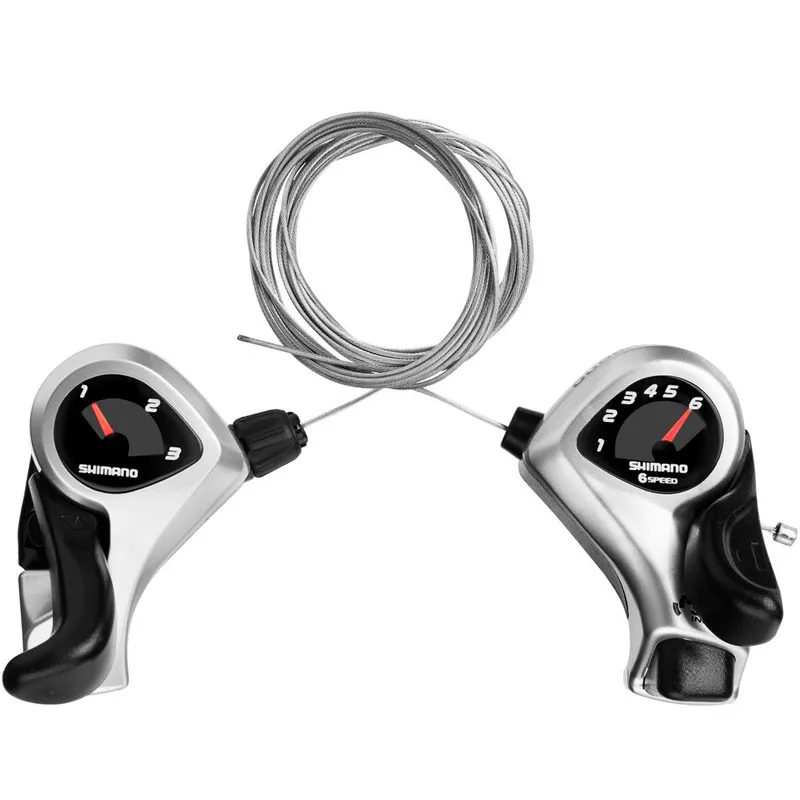 Shimano Tourney SL-TX50 SIS Thumb Shifter Plus 3 x 6 Gear Levers Set