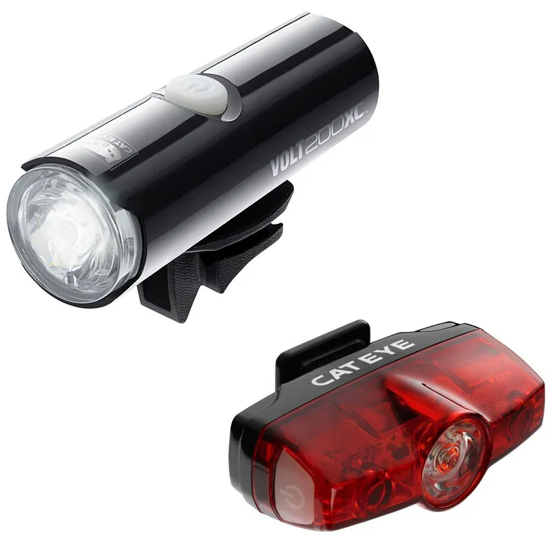 Cateye Volt 200 XC/Rapid Mini Rechargeable Light Set