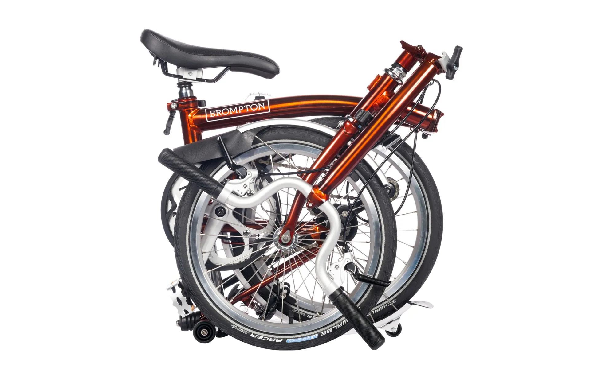 2019 Brompton M6LU Flame Lacquer Folding Bike Cycling