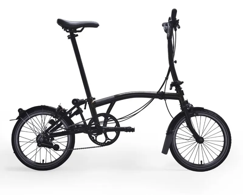 Brompton M6L Black Edition Folding Bike in Gloss Black