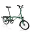 Brompton C Line Explore Mid Bar 6 Speed with Rack in Racing Green 