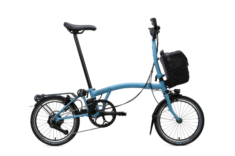 Brompton Electric C Line with SuperRoll+ - e-Motiq system - 4-speed in Cloud Metallic