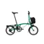 Brompton Electric C Line with SuperRoll+ - e-Motiq system - 4-speed in Palm Green