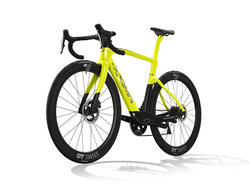 Pinarello Dogma F with Dura Ace and DT Swiss Wheels in Aurik yellow 53cm-2