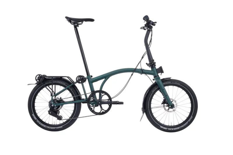 Brompton G Line with Roller Frame in Forest Green